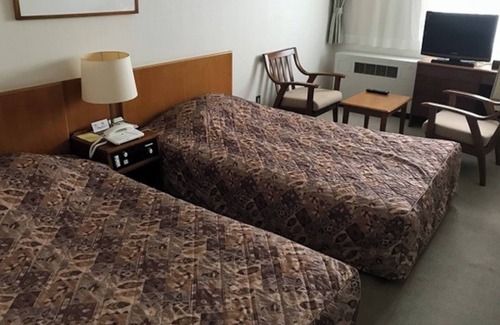 Rishirifuji-cho Hôtel | Nonsmoking 2 people Main building Westernstyle twin room 2 meals included plan / Rishirigun Hokkaidō