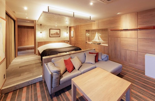 Hiroshima City Centre Hôtel | Nonsmoking Suite double room with openair bath / Hiroshima Hiroshima