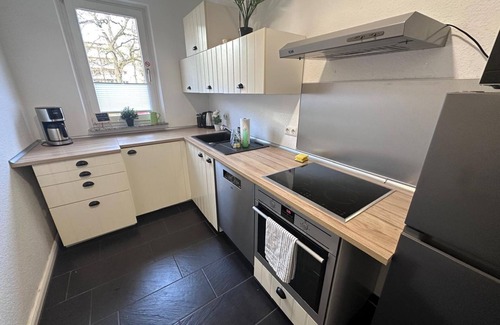 Sudstadt Appartement | Apartment NORDLICHT with balcony and infrared sauna - Apartment Nordlicht on the ground floor quiet,