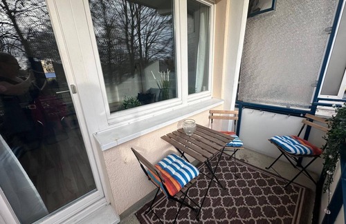 Sudstadt Appartement | Apartment NORDLICHT with balcony and infrared sauna - Apartment Nordlicht on the ground floor quiet,