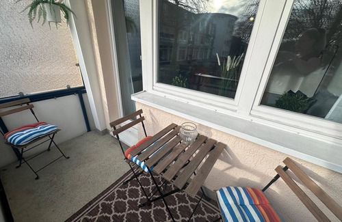 Sudstadt Appartement | Apartment NORDLICHT with balcony and infrared sauna - Apartment Nordlicht on the ground floor quiet,