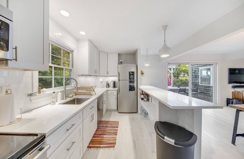 Cutchogue Maison | Maison de plage ensoleillée / moderne attenante à une ferme et à une plage privée à Northfork