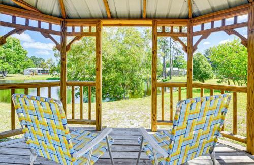 Crescent City Maison | Northeast Florida Home with Pond Views and Fire Pit!