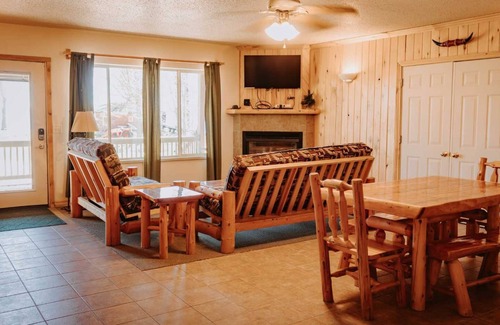 Puposky Villa | Northwoods Cabin Retreat - Steps to Resort Pool & Activities