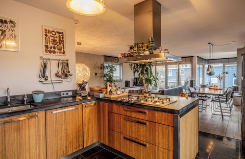 Hoofddorppleinbuurt Location De Bateaux | Nova Houseboat Deluxe. 180m2 Water villa on the Amsterdam Lake with free bikes