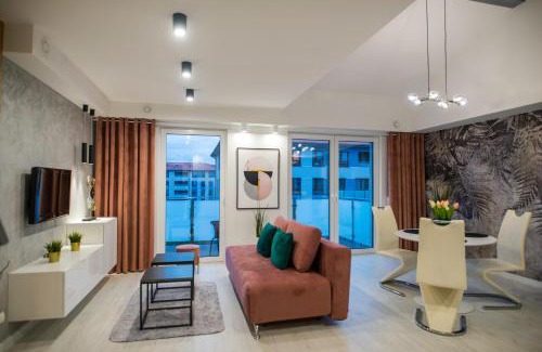 Biskupiec Appartement | Nowoczesny apartament na Warmii i Mazurach z garażem