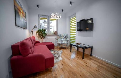 Elk Appartement | Nowoczesny dwupokojowy Apartament Bridget z parkingiem