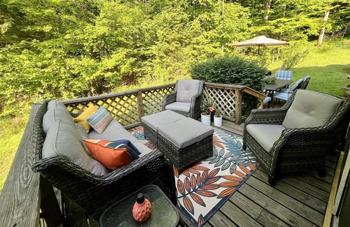 Fayetteville Maison | NRG, Peaceful cabin on 4 acres! 7 min to the bridge & 15 min to Hawks Nest Park
