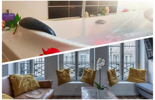 Rouen City Centre Appartement | Nuit Zen Rouen - Jacuzzi - Centre Historique