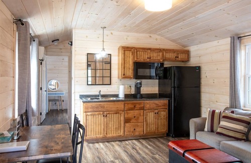 North Sebago Cabine | Nuthatch Limit 4 2 Bedroom Cabin