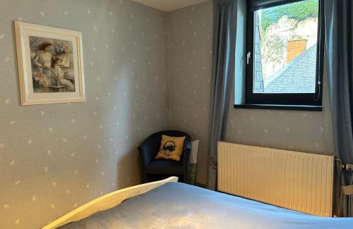 Leffe Appartement | Ô Reflets - Le Reflet Meuse - Appart 1 room view "Meuse" with terrace