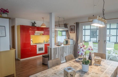 Feriendorf Frankenau Appartement | **Oasis of peace in the Kellerwald forest at the forest entrance. Garden with fence. WLAN free of charge.