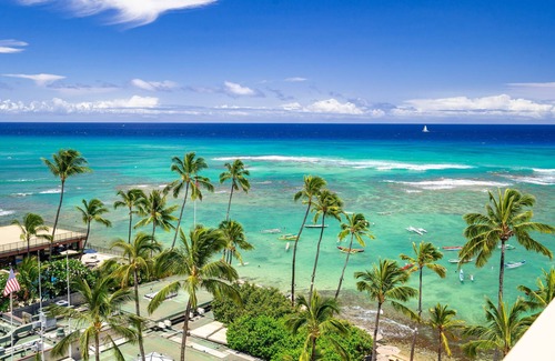 Diamond Head - Kapahulu - St. Louis Copropriété | Vue sur l'océan et Diamond Head depuis l'extrémité calme de Waikiki Beachfront!
