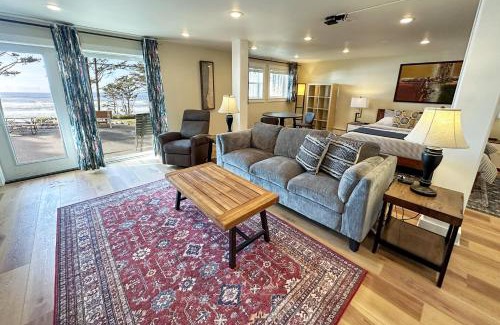 Yachats Appartement | Ocean Front Studio, Heron at Oregon House, Stairs to the Beach!
