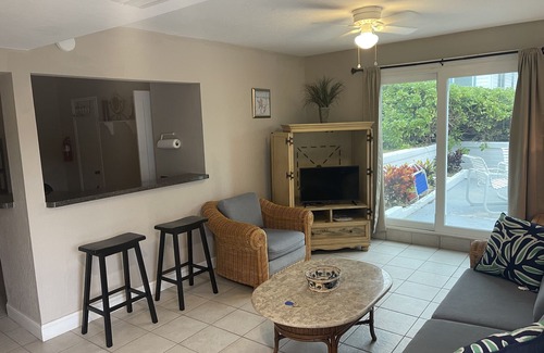 Interchange Square Villa | Ocean Front with Patio and Private Beach Access