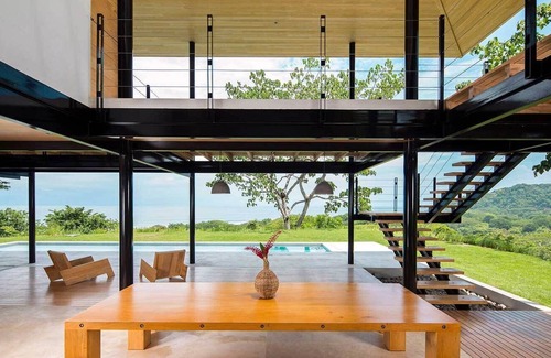Santiago Villa | Ocean & Jungle Views, 5-Min Walk to Playa Hermosa Beach, Sleeps 6, Concierge!