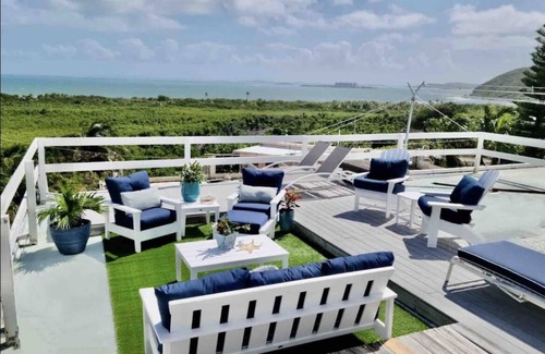 Las Croabas Villa | Superbe vue sur l'océan Villa avec terrasse sur le toit - parfait emplacement (unité à l'étage)