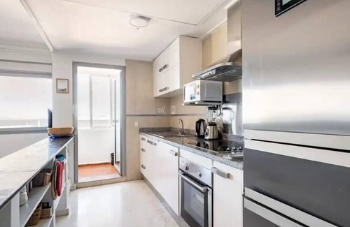 Tangier Appartement | Coeur. Vues à la mer. Luxe. 100m2. 2 chambres, 2 salles de bains, terrasse.
