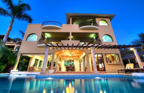 Santa Maria Huatulco Villa | Oceanfront Beach View Villa sur Violin Bay près de Santa Cruz