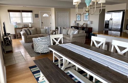 South End Maison | Oceanfront, sur la plage, des vues incroyables!, Immense pont de plage, 4 BR / 4 BA