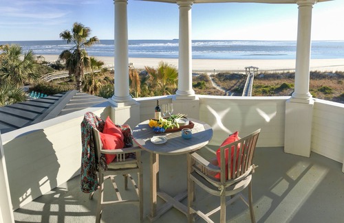 Isle of Palms Maison | OCEANFRONT | DAME POSEIDON | PISCINE | SPA | ASCENSEUR