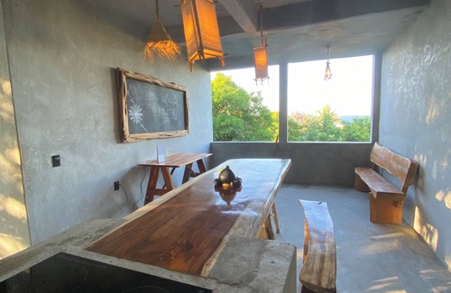 Santa Maria Cabine | Oceanview cabin with AC in Brisas de Zicatela - 2 bedrooms