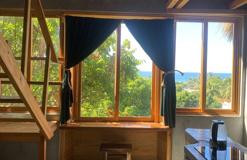Santa Maria Cabine | Oceanview cabin with AC in Brisas de Zicatela - 2 bedrooms
