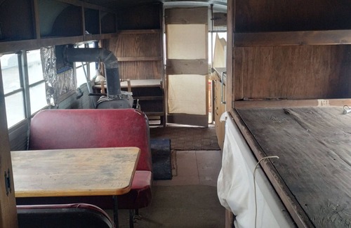 Carson Cabine | Taos Bus House, juste à l'ouest de la ville.