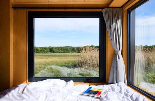 Gusow Appartement | Offgrid Cabin Klaudia am See in Brandenburg Tiny House Natururlaub & Retreat bei Berlin