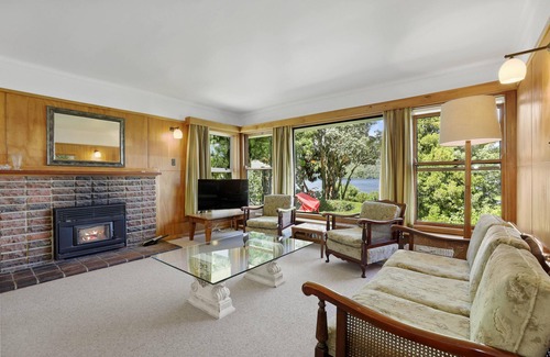 Lake Okareka Maison | Okareka Lakefront - Four Bedroom Original Lake House with Fantastic Lake Views