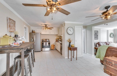 Fort Cobb Maison | Oklahoma Home Near Lake w/ Patio, Grill & Chiminea