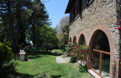 Palazzuolo Alto Villa | Villa en pierre pour 6 personnes en position panoramique avec vue sur les vignes et les oliviers, pi