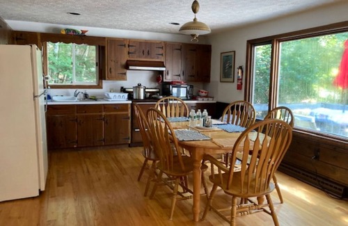 New Durham Maison | On Merrymeeting Lake - Cottage with Private Beach and Lakeside Deck