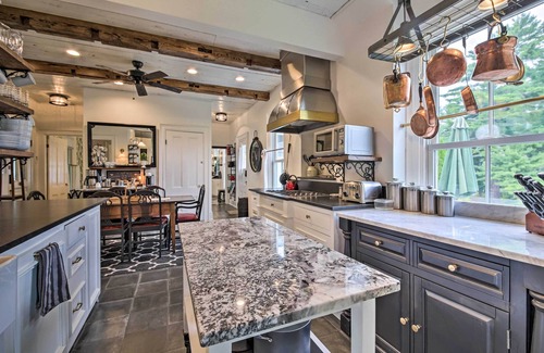 Jefferson Maison | On-Site Pond: Spacious Family Home in Jefferson!