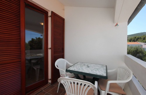 Dobropoljana Appartement | Appartement d'une chambre avec le balcon et la vue sur le mer Dobropoljana, Pasman (A-8198-a)