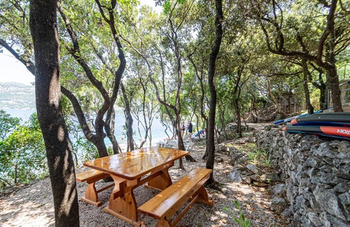 Cove Tri Zala (Zrnovo) Appartement | Appartement d'une chambre prés de la plage Tri Zala, Korcula (A-9237-b)