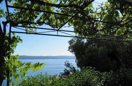Brela Appartement | Appartement d'une chambre avec la terrasse et la vue sur le mer Brela, Makarska (A-11687-b)