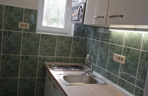 Valun Appartement | Appartement d'une chambre avec le balcon et la vue sur le mer Valun, Cres (A-386-b)
