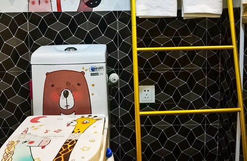 Hohhot Appartement | One Bedroom Studio Apartment in Hohhot CBD CITYMALL King Size Bed