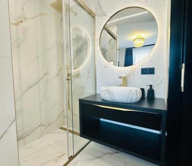 Keszthely Appartement | Onyx 2 hálószobás apartman privát finn szaunával és 2 fürdőszobával