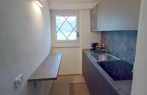 Sensole Appartement | Open space lakefront apartment with pool in Monte Isola
