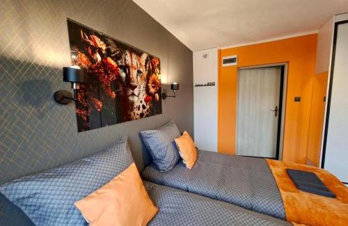 Koszalin Appartement | Orange Studio z kuchnią i łazienką