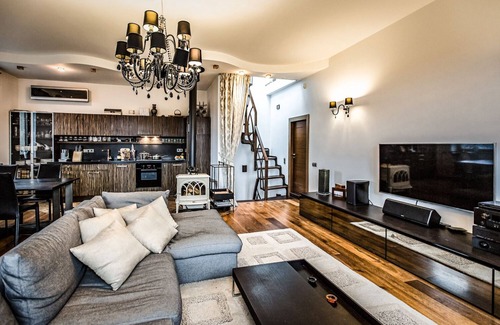 Kaunas Appartement | Suite d'orchidées. Vieille ville sur le toit-terrasse Meilleure vue Deux chambres Parking gratuit