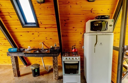 Itaara Cabine | Orion Cabin with hot tub and fireplace