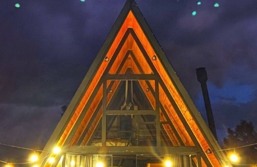 Itaara Cabine | Orion Cabin with hot tub and fireplace