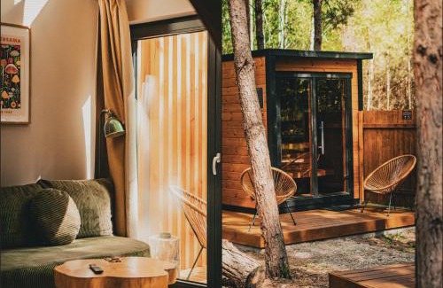 Sliwice Maison | Osada LoveLaski - balia jacuzzi, sauna i kominek - całoroczne domki premium