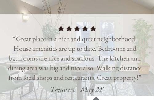 University District Maison | OSU and Short North 4 Bedroom Patio and Garage with EV