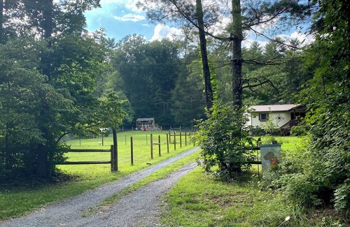 Glace Cabine | Our tiny, cozy cabin is the perfect relaxing spot to get away from it all!