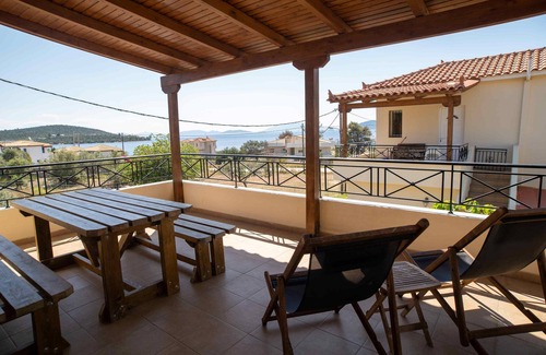Katakali Villa | Our villa offers a magical view to the deep blue waters of Saronic Gulf.