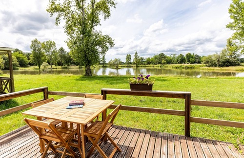Queyrac Location De VR | Hôtellerie de plein air, pêche et détente au Lac d'Isachris à Queyrac dans le Médoc - Mobilhome 4